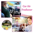 thumbnail image 3 of 12 Piece Set Bohemian Style Car Air Fresheners Lightning Logo Smiling Cowboy Boots Pink Hat Lipstick Fragrance Slices Hanging Sliced Essential Oil Pendants Aroma Decorations, Suitable for Car Interio, 3 of 5