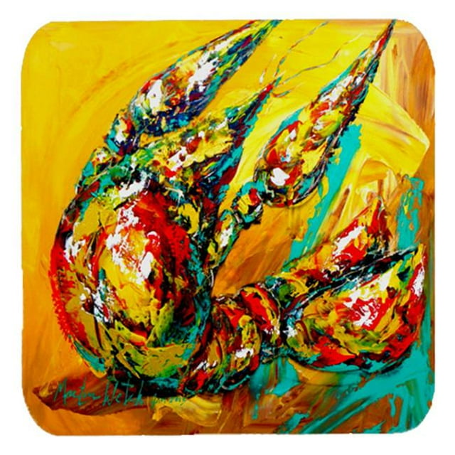 Crawfish Anyway You Like It Foam Coasters, Set Of 4