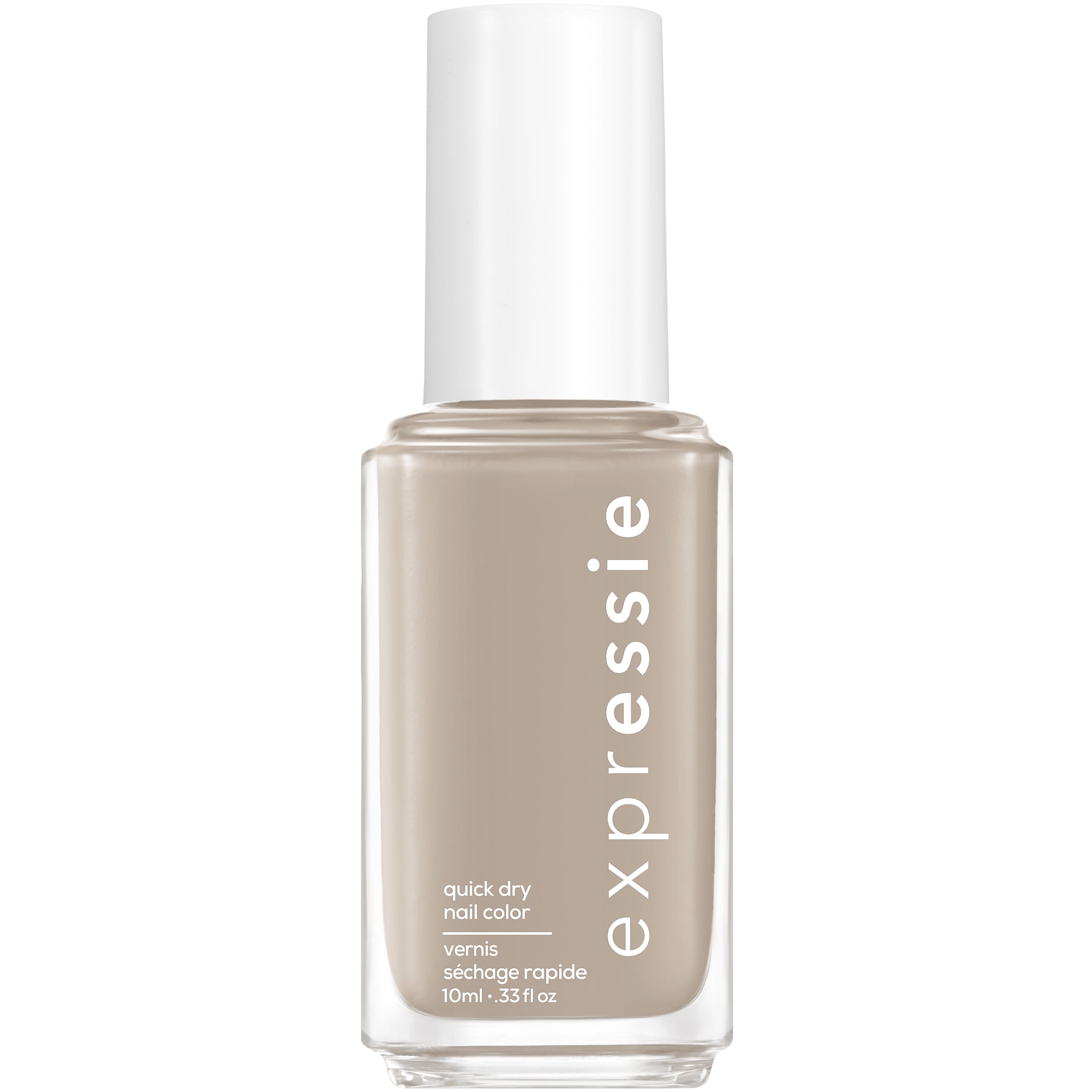 essie expressie quickdry nail polish, gray nail polish, bingeworthy, 0.33 fl. oz.