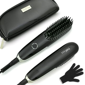 DAFNI Ceramic Hair Straightening Brush - Walmart.com
