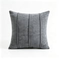 thumbnail image 2 of 18x18 Inch Solid Color Soft Pile Throw Pillow Cover Textured Square Cushion Cover for Sofa and Living Room Decor, 2 of 8