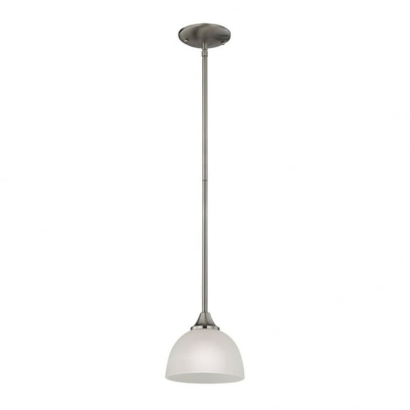 Thomas Lighting - Bristol Lane - One Light Mini Pendant-Brushed Nickel Finish