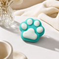thumbnail image 3 of Cat Paw Squishy with Soft Squeezable Design, 1-Pack, Teal, for Relaxation, Toy, 3 of 5