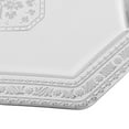 thumbnail image 2 of Silver Serving Tray with Handles Coffee Table Tray Fruit Serving Dish Snack Serving Platter, 2 of 9