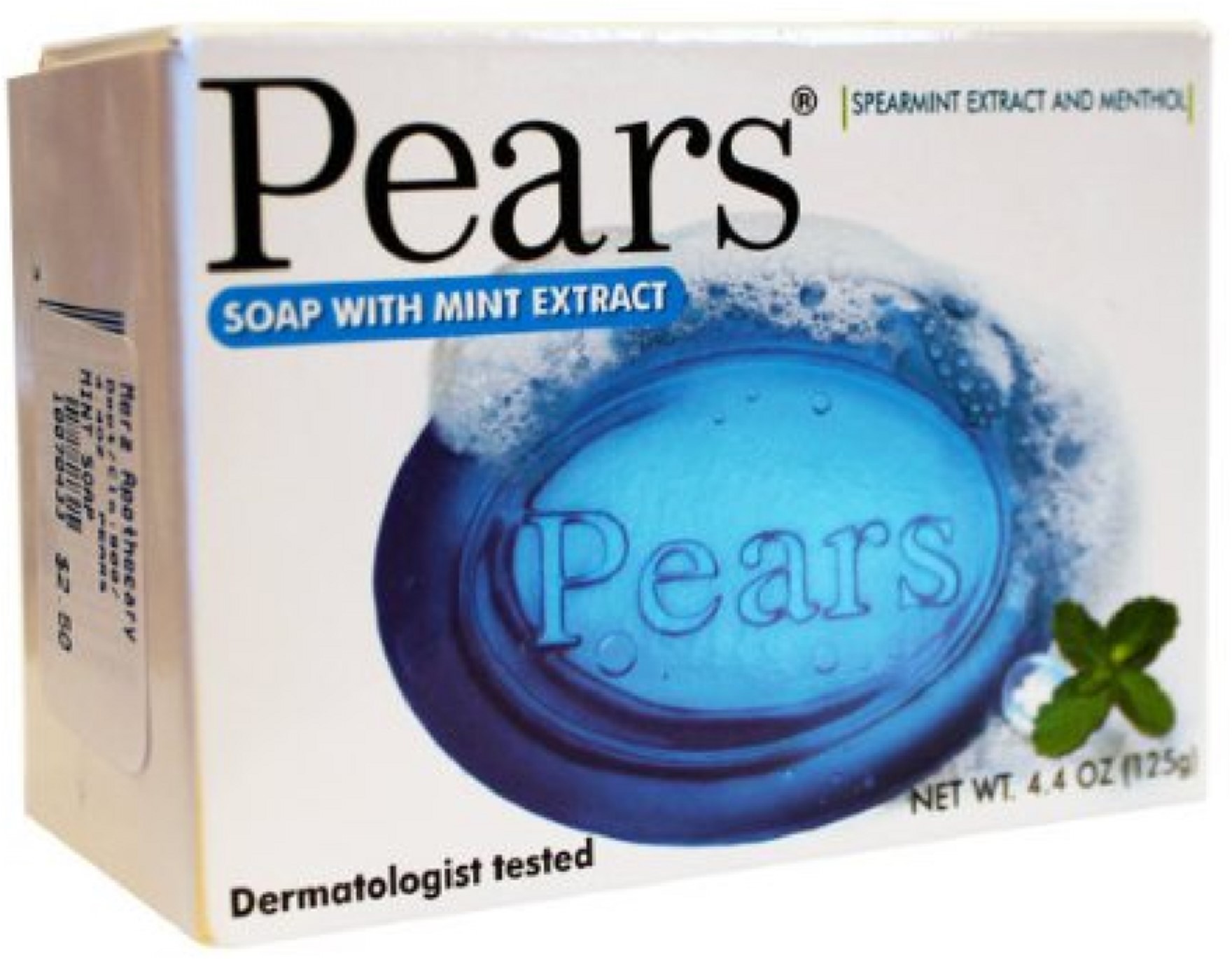 Pears Bar Soap, Spearmint Extract and Menthol 4.40 oz