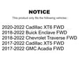 thumbnail image 2 of Kugel Rear Wheel Bearing Hub Assembly 70-512657 for Car Cadillac XT5 Chevrolet Traverse GMC Acadia Buick Enclave XT6 FWD, 2 of 11