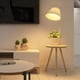 thumbnail image 3 of Lámpara de pie de madera moderna y minimalista con LED, 3 of 8