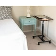 thumbnail image 3 of BIRDROCK HOME Adjustable Mobile Laptop Stand - Brown, 3 of 5