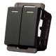 thumbnail image 2 of Interruptor Doble Sencillo Leviton Negro 1/2", 2 of 3