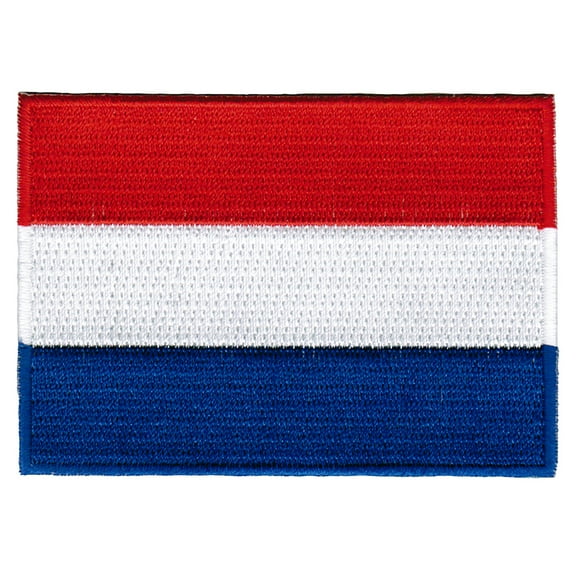 Netherlands Flag Embroidered Iron-on Patch