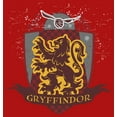 thumbnail image 2 of Boy's Harry Potter Gryffindor Quidditch Coat of Arms Graphic Tee Red X Large, 2 of 4