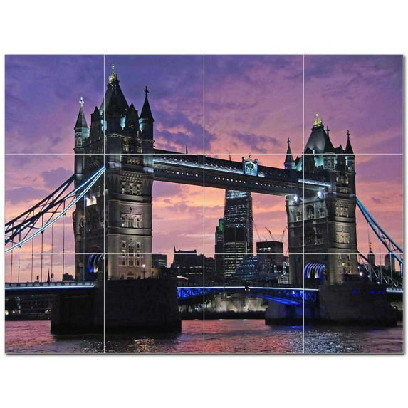 Bridge Ceramic Tile Mural Kitchen Backsplash Bathroom Shower 400288-M43