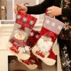 thumbnail image 2 of Bolsas grandes de regalo de Navidad, calcetines de decoración de chimenea, soporte para dulces de Año Nuevo, decoración de Navidad para el hogar, Navidad, 2022, 2 of 4