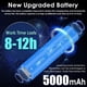 thumbnail image 3 of Rechargeable Led Flashlights, 3000 Lumen Zoomable Waterproof Flashlight With 26650 Batteries--, 3 of 4