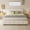 Beige-2 Bed Frame, variant on Queen Bed Frame with Chenille Upholstered Headboard,Grounded Floor Queen Bed Frame with Wood Slat Support,Noise Free,68''x86.5''x23.5'',Green