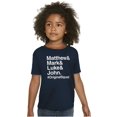 thumbnail image 4 of Matthew Mark Luke John Squad Crewneck T Shirts Boy Girl Teen Brisco Brands XS, 4 of 6