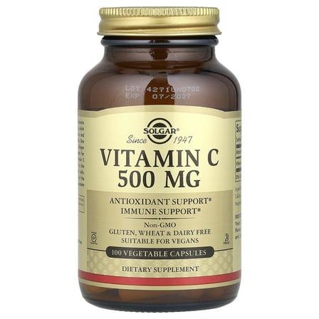 Solgar Vitamin C 500 mg Vegetable Capsules 1 ea