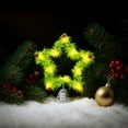 thumbnail image 6 of Christmas Tree Topper - 9.6 In Green Furry Christmas Tree Star, Luminous Christmas Tree Decoration, Christmas Decoration for Xmas Tree, 6 of 9