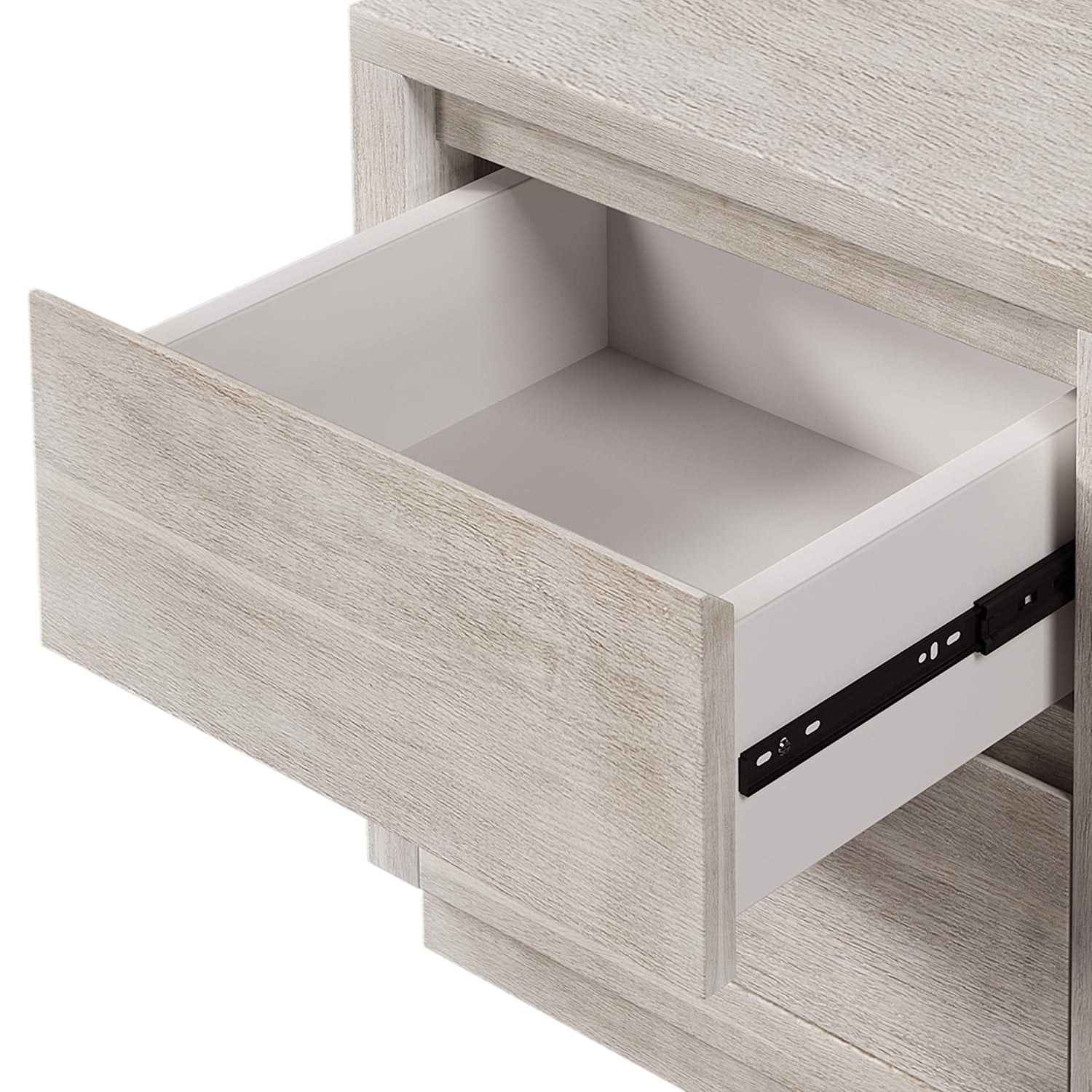 Kadyn Soild Wood Nightstand, Nightstand Side Table with 2-Drawer, Bedside Table for Bedroom, Stone Gray Kadyn Soild Wood Nightstand, Nightstand Side Table with 2-Drawer, Bedside Table for Bedroom, Stone Gray