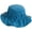 Blue, variant on CoCopeaunts Corduroy Bucket Hat Women Autumn Winter Warm Leisure Folds Drawstring Basin Hat Wide Brim Ruffles Fisherman Hat