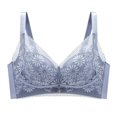 

Bras for Women Charing Wireless Bra for Women Purple 75