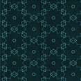 thumbnail image 1 of Ahgly Company Machine Washable Indoor Square Transitional Night Black Area Rugs, 6' Square, 1 of 7