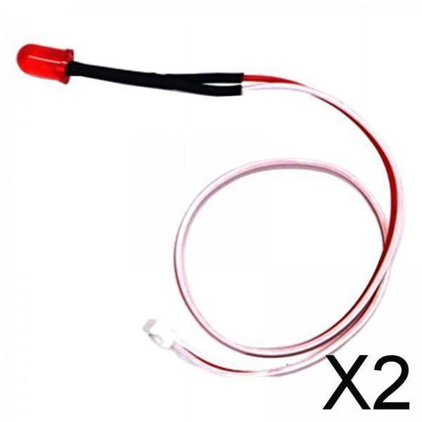 Paquete de 2 accesorios de grupo de luz trasera a Escala 1/16 perfke SG-1603 2 piezas