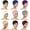 A-MIX-9PCS, variant on Women Chemo Hat Stretchy Turban Beanie,Pre Tied Chemo Head Scarf Beanie Skull Cover Cap for Women Hair Loss