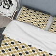 thumbnail image 4 of Designart 'Golden Polka Dot' Mid-Century Modern Duvet Cover Set, 4 of 4