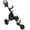 Black, variant on Limorve All‑Terrain Foldable Aluminum Golf Push Cart, Wide‑Track Walking Golf Trolley with Cooler Storage, Drink & Scorecard Holder, 3 Maintenance‑Free EVA Wheels for Golf Course