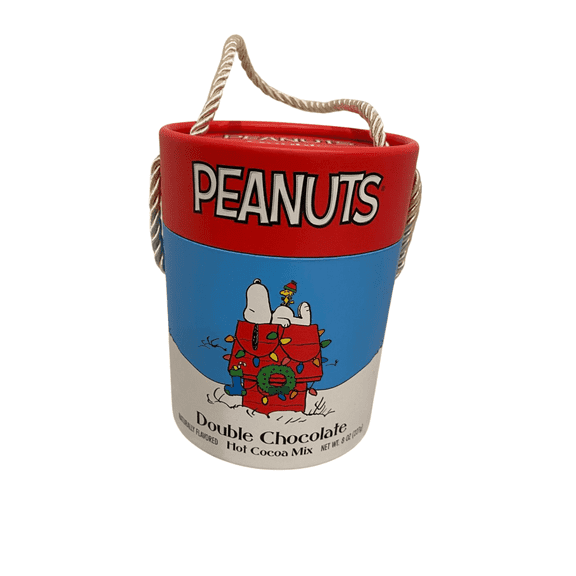 Peanuts Double Chocolate Hot Cocoa Mix 8 oz Holiday Snoopy Collectible Gift Tin