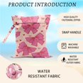 thumbnail image 3 of 2Pcs Pink Bow Wet Bags 12x10 Inch, Heart Waterproof Travel Laundry Bags, Washable Reusable Wet Dry Bag for Swimsuit Pool Beach Diapers Dirty Yoga Gym Clothes, Pink Gifts for Women Friend Travelers, 3 of 4
