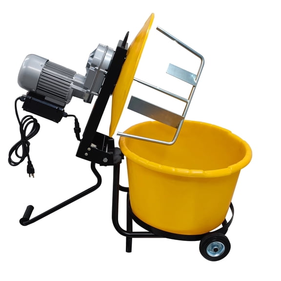 65L Electric Bucket Mixer Portable Cement Sand Mortar Epoxy Plaster Mixing Machine 110V
