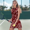 thumbnail image 3 of Uorisanigo Valentine's Day Heart Golf Dress for Women Casual Relaxed Sleeveless Workout Athletic Dresses Comfortable Breathable Athletic Workout Dress Size L, 3 of 7