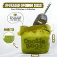 thumbnail image 4 of Dootie Bags® Medium-Large Dog Waste Bags, E-Z Tie Handle, Strong, Leakproof, Fits GoGo Stik Pooper Scoopers, Poop Bag Unscented, 4 of 9