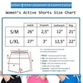 thumbnail image 2 of tSe Womens Short, Sleep Wear, Lounger, Drawstring Active Women’s Vibrant Colors Sport Shorts with Pocket, Walking, Running and Yoga Shorts, Pink, S/M, 2 of 5