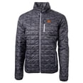 thumbnail image 2 of Men's Cutter & Buck  Black Clemson Tigers Rainier Primaloft Eco Full-Zip Hooded Jacket, 2 of 3