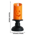 thumbnail image 3 of TIELUTT Halloween Candle Light Pumpkin Shape Light Home Table Light Decoration Venue Decoration Props Stork Ornament Ornament Exchange Matrix Ornament Snowflake Ornament Ornament Pack, 3 of 7