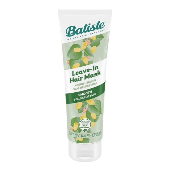 Batiste Smooth Leave In Hair Mask, Hair Treatment to Nourish and Seal in Moisture, Hair Care for Women, 4.3 OZ Bottle