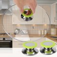 thumbnail image 1 of Uxcell Silicone and Stainless Steel Utensils Pot Lid Knob Handle Green, 1 of 7