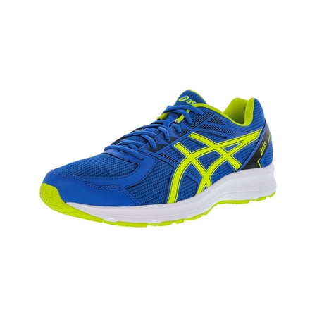 Asics Men's Jolt Classic Blue / Neon Lime Black Ankle-High Running Shoe -
