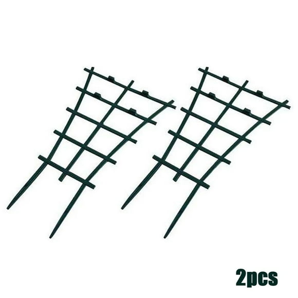 MYG Trellis for Potted Plants, Garden Trellis Stackable Plastic Potted Plant Support DIY Indoor Outdoor Frame for Climbing Plants Vines Vegetable Cucumber Flower Pots Trellis 2 Packs