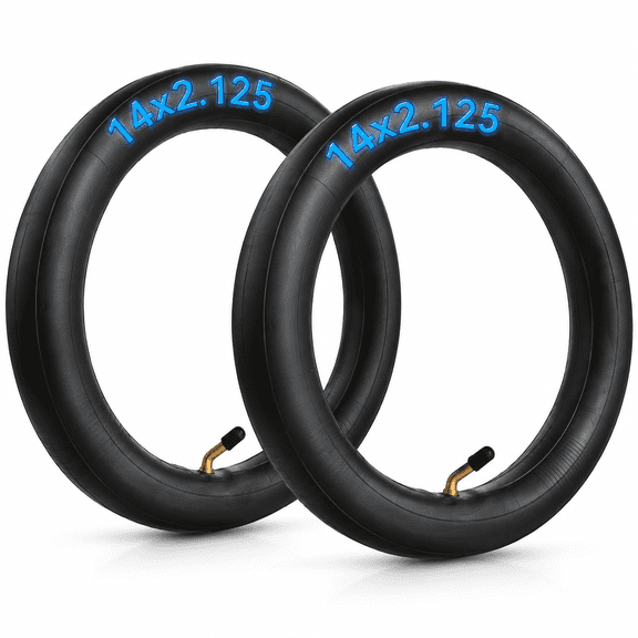 VERDANO 2-Pack 14X2.125 Bike Tube for Electric Bike 14X2.125 Inner Tube,14 X 2.125 Inner Tube Bent Valve Stem for Electric Bike 14" Bike