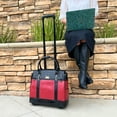 thumbnail image 4 of The Baton Rouge Rolling Laptop Bag for Women | Designer Wheeled Briefcase | Fits 13-17" Laptops | JKM & Company Office Travel Computer Case, 4 of 10