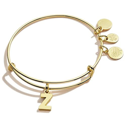 Letter Z Charm Bangle Bracelet