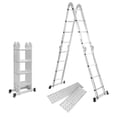 thumbnail image 1 of Escalera Multiposiciones De Aluminio 4.5 Metros 16 Peldaños, 1 of 9