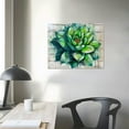 thumbnail image 3 of GOSMITH Succulent Wall Art for Living Room Bathroom Wall Decor Watercolor Style Green Plant Canvas Prints Modern Botanical Simple Still Life Flowers Home Office Decor Picture, 3 of 4