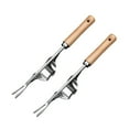 thumbnail image 2 of 2pc Heavy Duty Hand Weeder Garden Weeding Removal Cutter Tools With Ergonomic Handle, 2 of 9