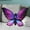 Purple, variant on Butterfly Pillow, Lifelike Butterfly Plush Large Insect Animals Body Pillow, Gift Butterfly Plushie Cushion, Decor Home Bed Living Room Car Chair for Kids 19.68X15.7"