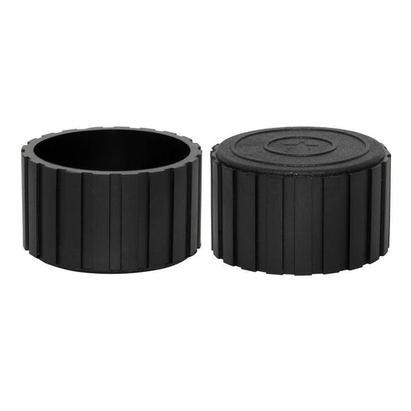 Flyshop 4Pcs Large Size Chair Leg Caps, Frosted Synthetic Rubber Chair Leg Floor Protectors, Round Furniture Table Feet Covers, Black, 2", 50mm